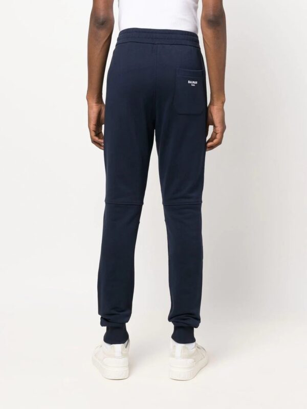 Balmain  ribbed drawstring track pants - Image 4