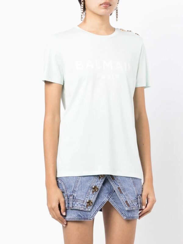 Balmain  logo-print T-shirt - Image 3