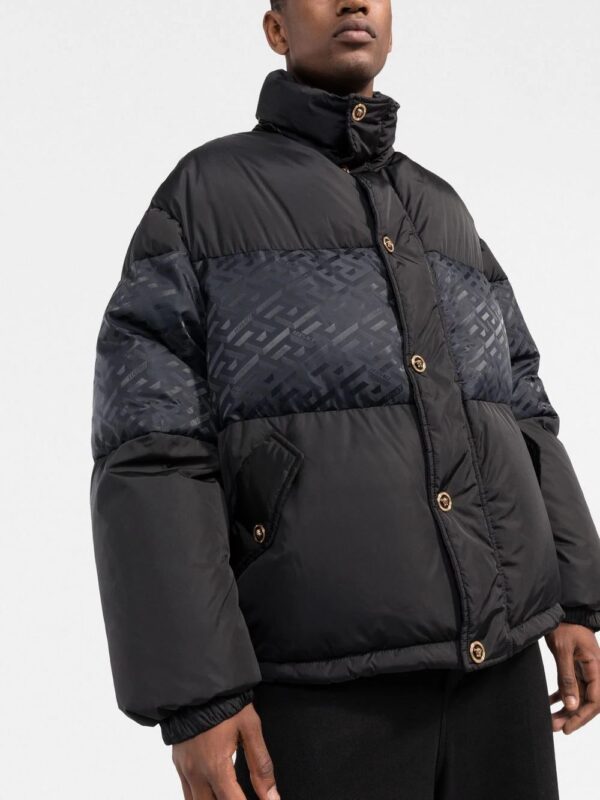 Versace  La Greca puffer jacket - Image 3