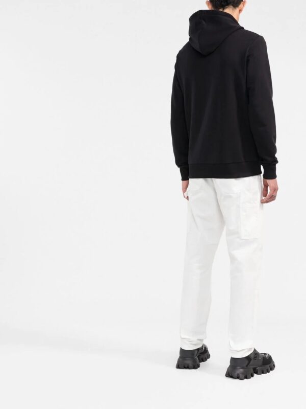 Balmain  logo-print zipped hoodie - Image 4