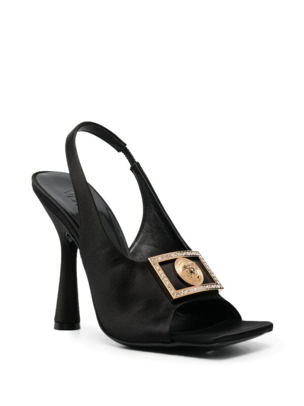 Versace medusa-plaque slingback sandals - Image 2