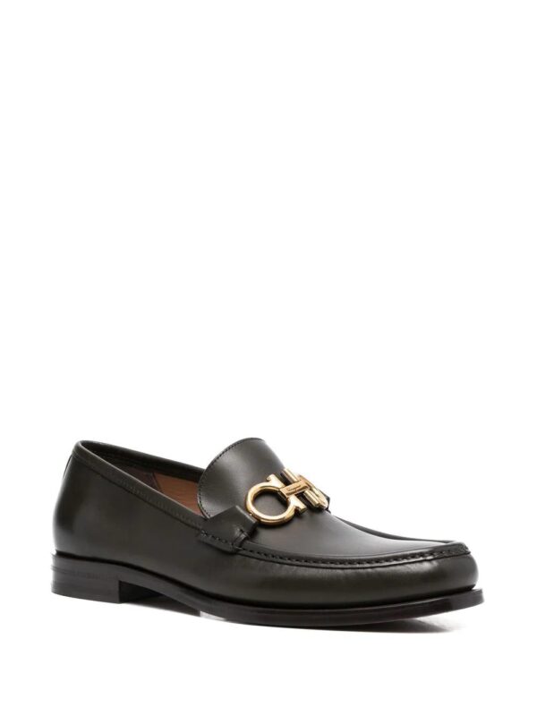 Ferragamo  gancini-buckle leather loafers - Image 2