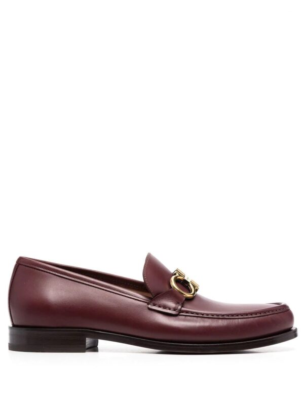 Ferragamo  Gancini plaque loafers