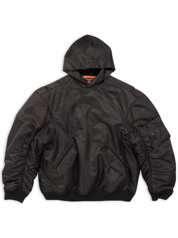 Balenciaga  oversized-cut bomber hoodie
