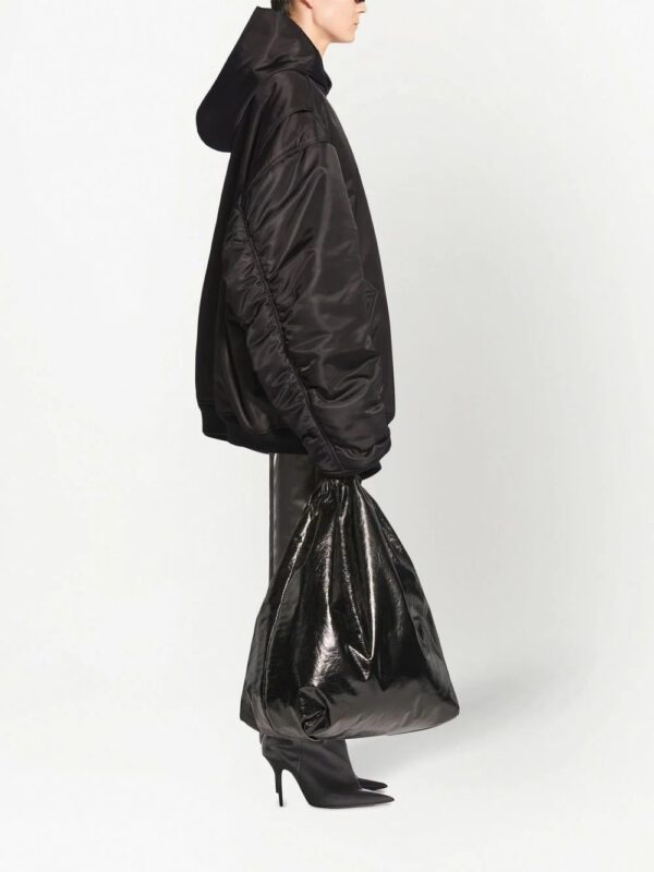 Balenciaga  oversized-cut bomber hoodie - Image 3