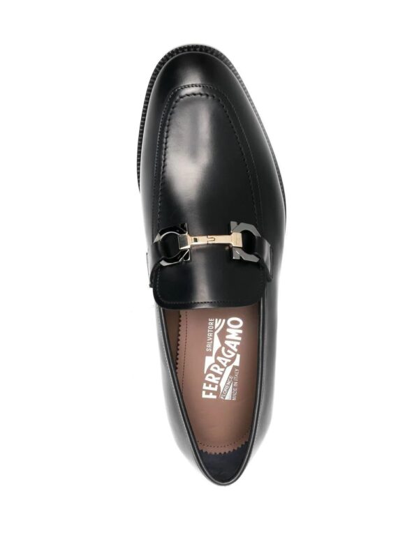 Ferragamo  Gancini-buckle detail loafers - Image 4