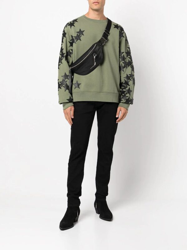 AMIRI  star-patch long-sleeve sweatshirt - Image 2