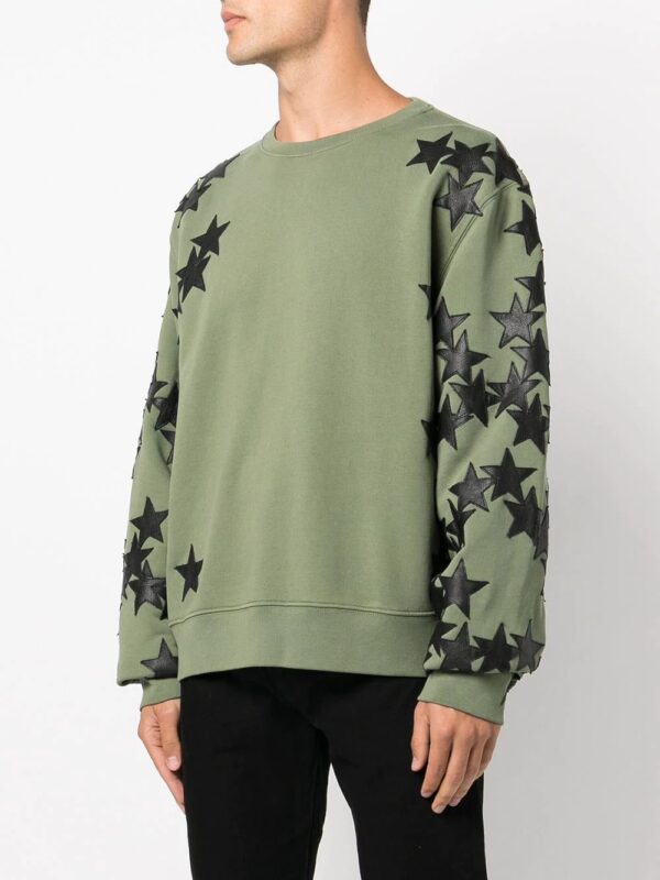 AMIRI  star-patch long-sleeve sweatshirt - Image 3