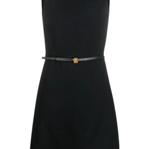 Versace Medusa-belt mini dress