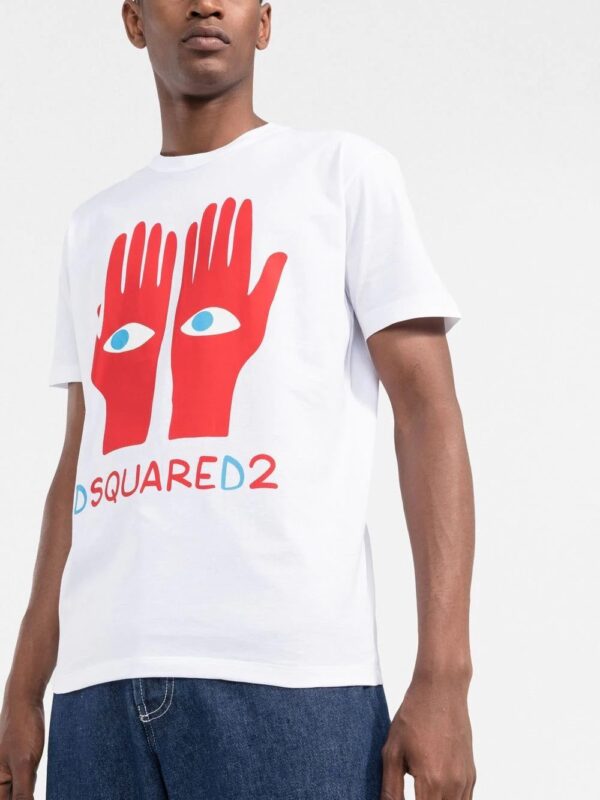 Dsquared2  hand logo-print T-shirt - Image 3