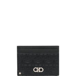 Ferragamo  logo-debossed leather cardholder