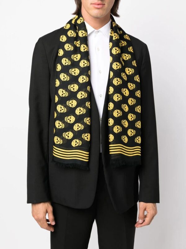 Alexander McQueen  skull-print scarf - Image 2