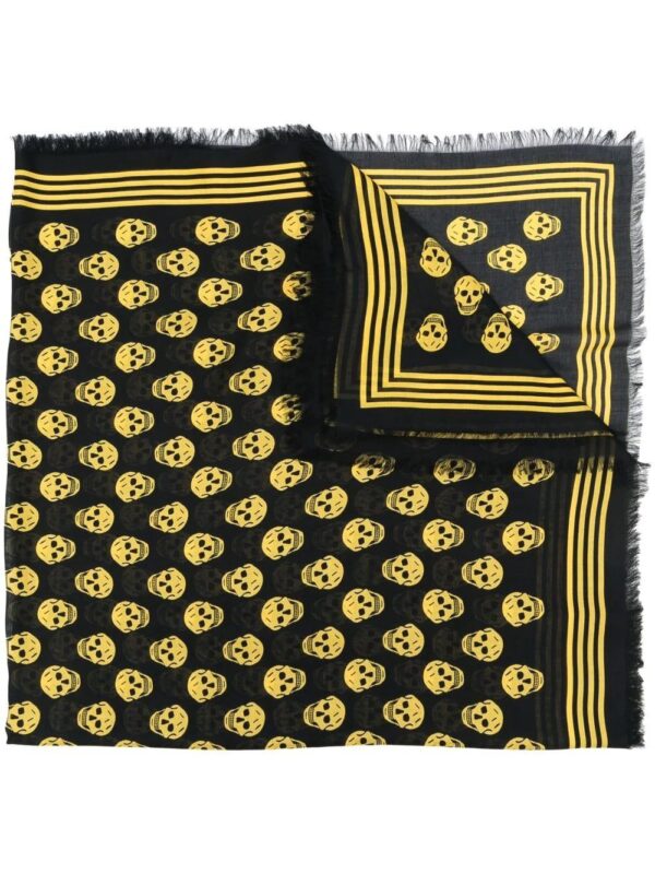 Alexander McQueen  skull-print scarf