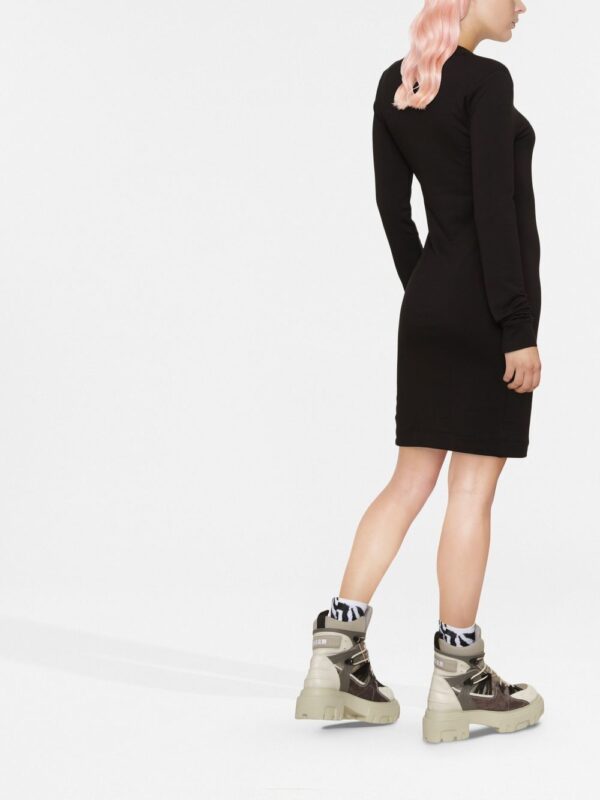 Love Moschino logo-print sweatshirt dress - Image 2