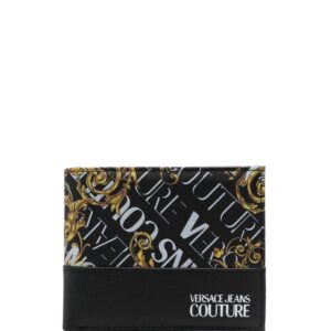 Versace Jeans Couture  logo-print leather wallet