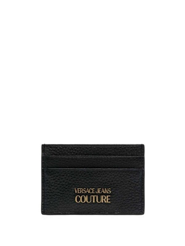 Versace Jeans Couture  logo-plaque leather wallet