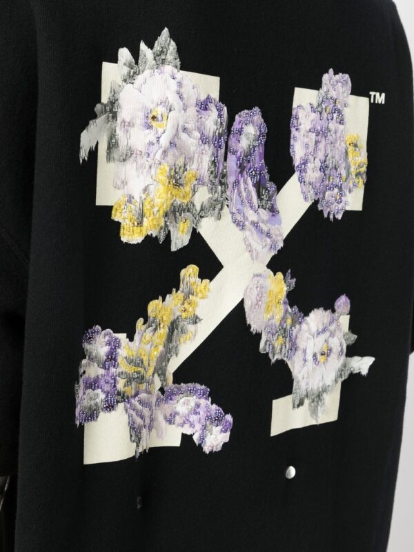 Off-White floral arrows T-shirt dress - Image 5