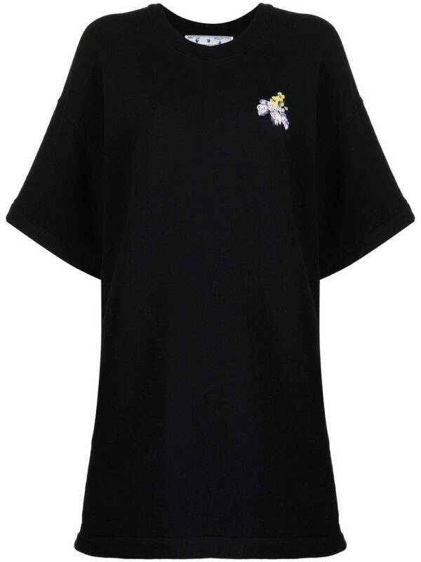 Off-White floral arrows T-shirt dress
