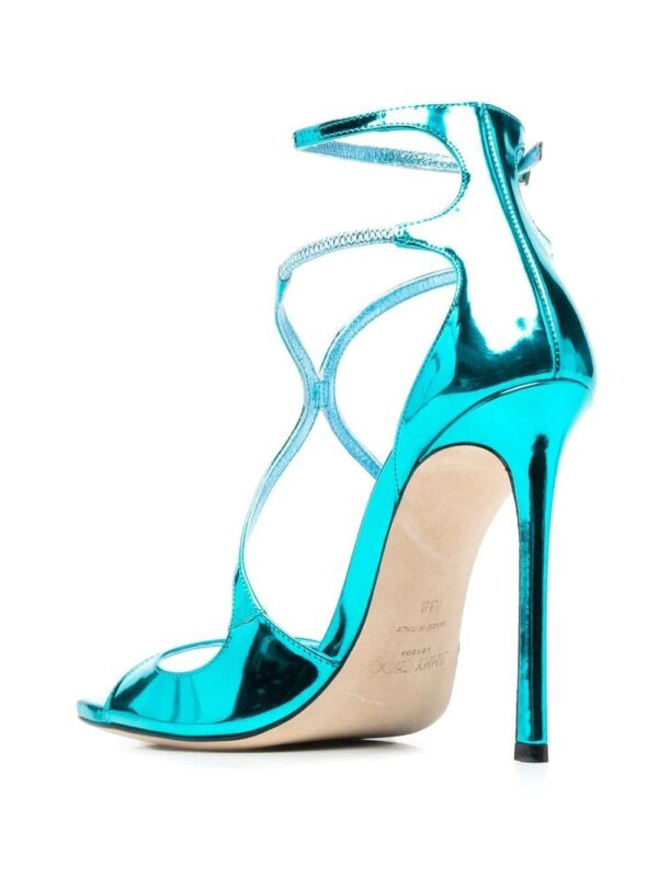 Jimmy choo  Azia 110mm metalic sandals - Image 3