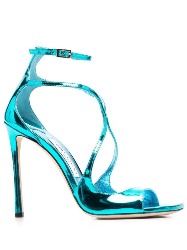 Jimmy choo  Azia 110mm metalic sandals