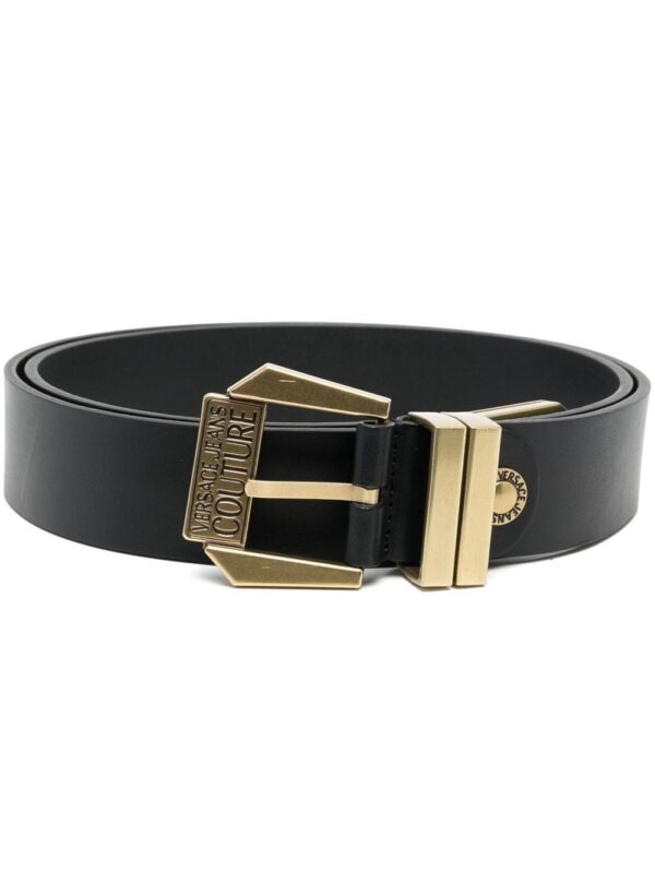 Versace decorative-buckle leather belt