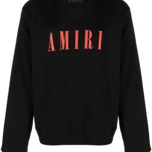 AMIRI  logo-print crew-neck sweatshirt