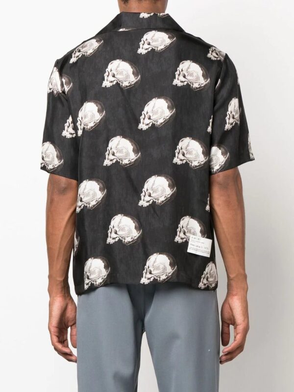 Amiri skull-print silk shirt - Image 4