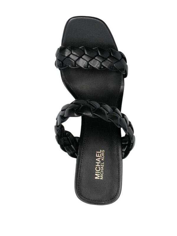 Michael Michael Kors  100mm leather interwoven sandals - Image 4