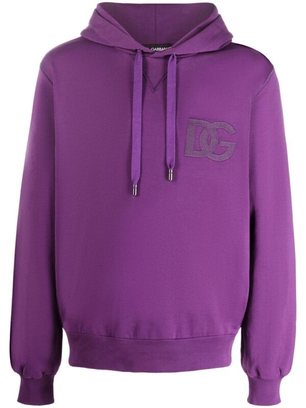 Dolce & Gabbana  embroidered-logo pullover hoodie