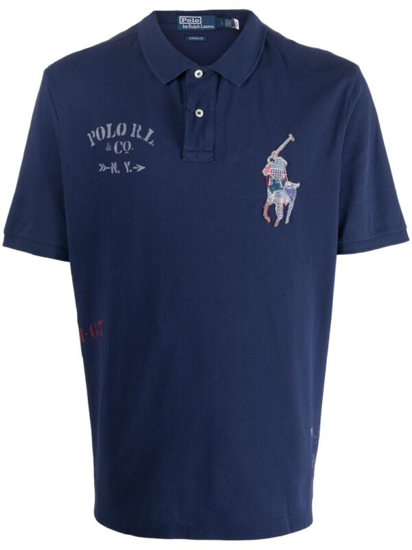 Polo Ralph Lauren  patchwork-logo polo shirt