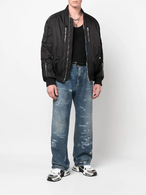 Dolce & Gabbana  distressed wide-leg jeans - Image 2
