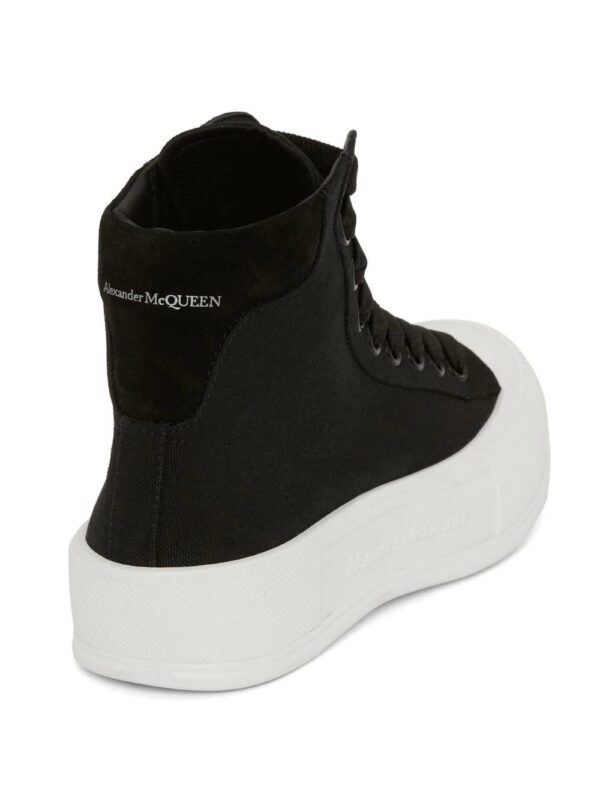 Alexander McQueen  Deck Plimsoll high-top sneakers - Image 3