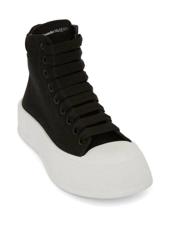 Alexander McQueen  Deck Plimsoll high-top sneakers - Image 2