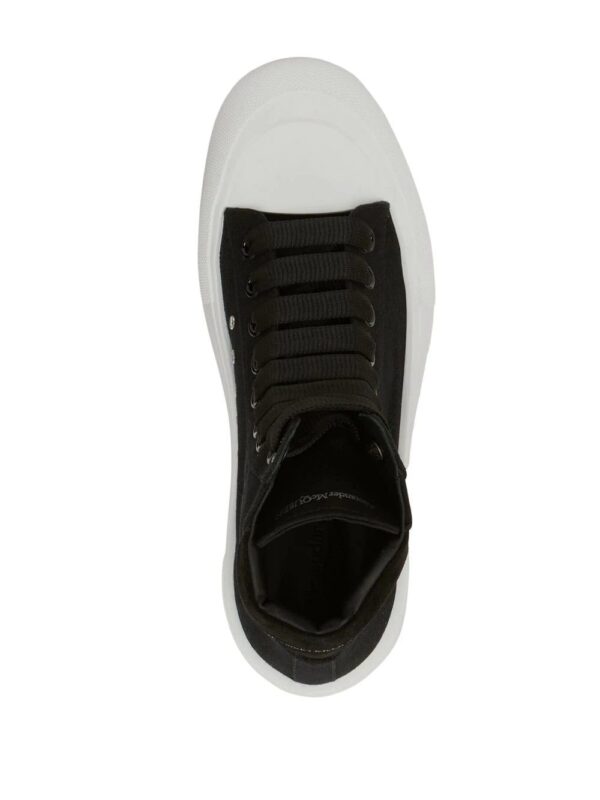 Alexander McQueen  Deck Plimsoll high-top sneakers - Image 4