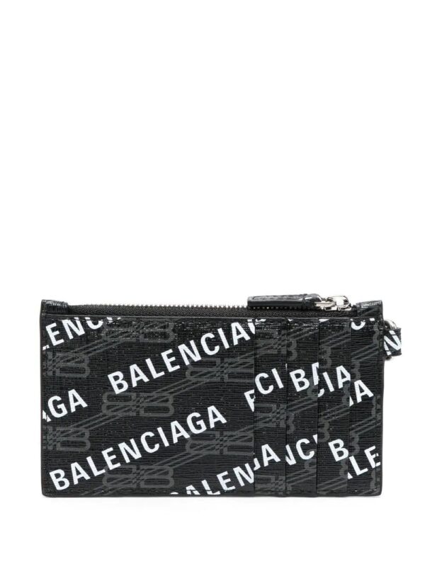 Balenciaga  logo-print coin pouch - Image 2