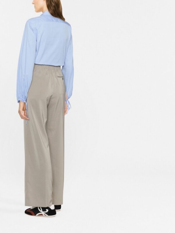 Polo Ralph Lauren  drawstring bishop-sleeve cotton shirt - Image 4