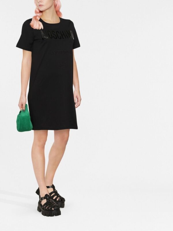 Moschino logo-print T-shirt dress - Image 4