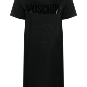 Moschino logo-print T-shirt dress