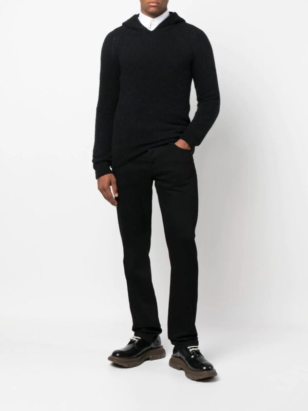 Alexander McQueen  straight-leg logo jeans - Image 2