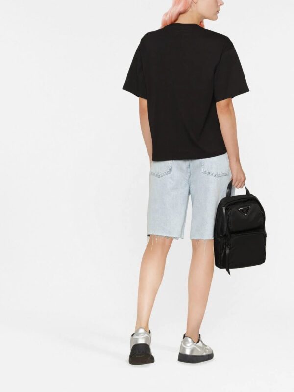 Karl Lagerfeld  rhinestone monogram T-shirt - Image 4