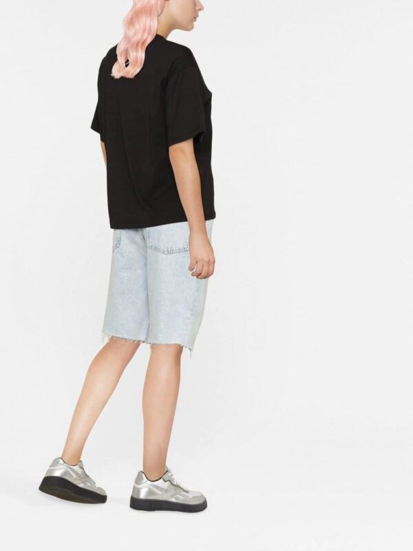 Karl Lagerfeld  rhinestone monogram T-shirt - Image 3