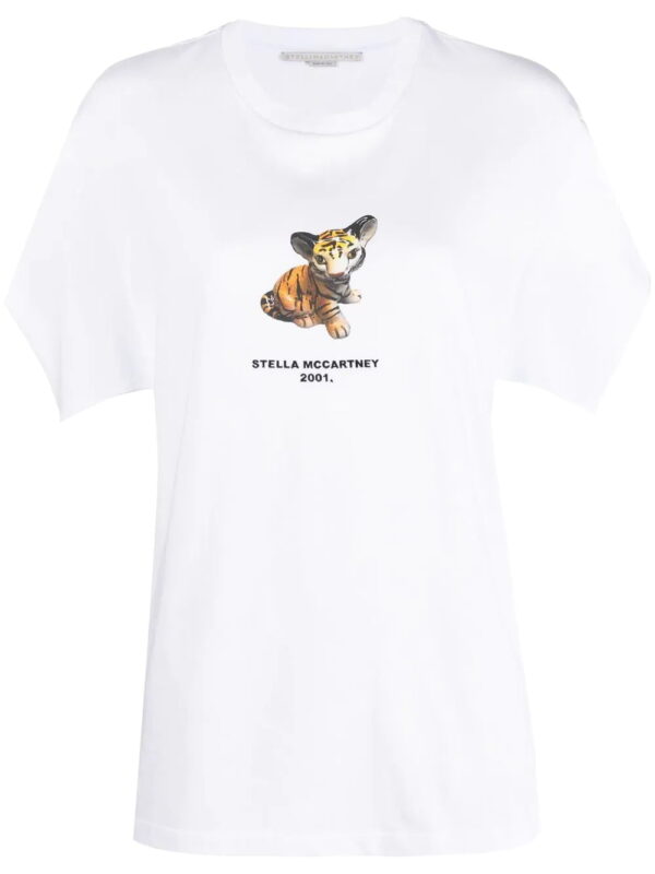 Stella McCartney  Tiger-print cotton T-shirt