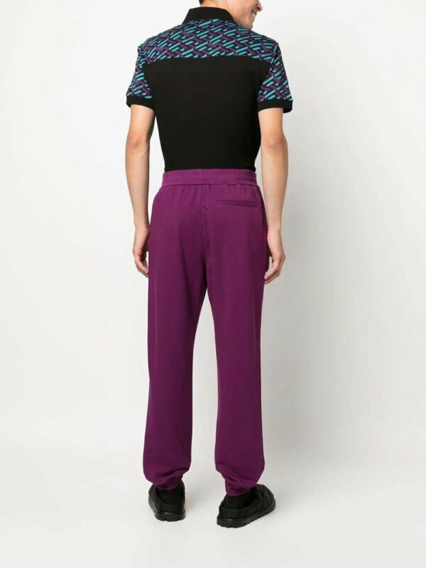Versace  logo patch track pants - Image 4
