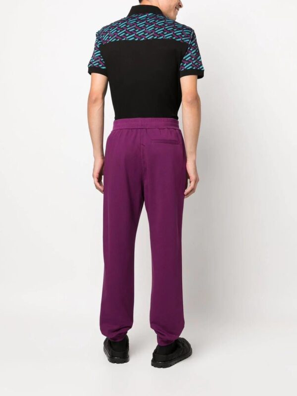 Versace  logo patch track pants - Image 4