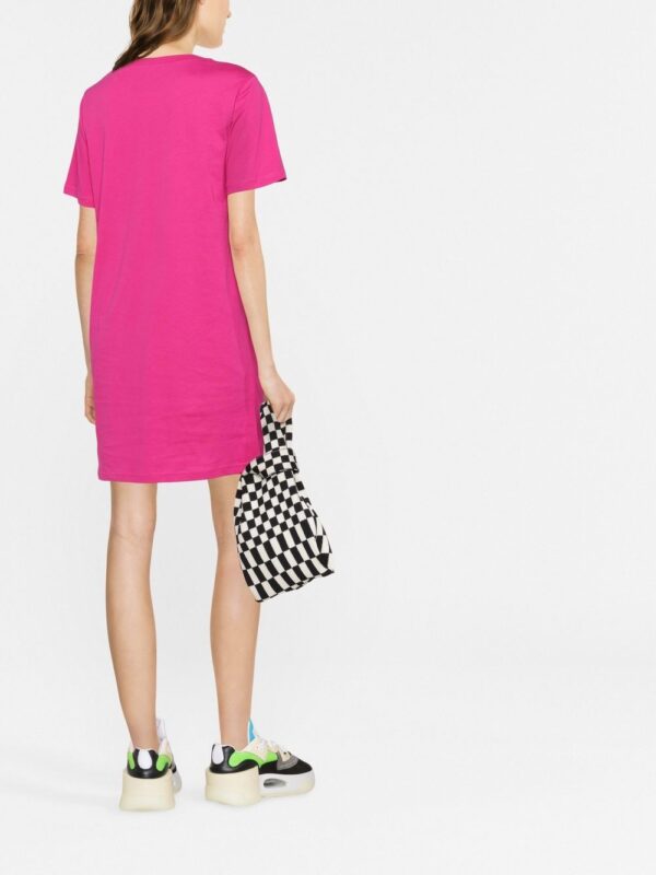 Moschino logo-print T-shirt dress - Image 3