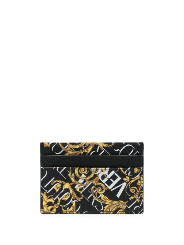 Versace Jeans Couture  logo-print leather cardholder - Image 2