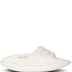 Balmain  B-IT quilted platform slides