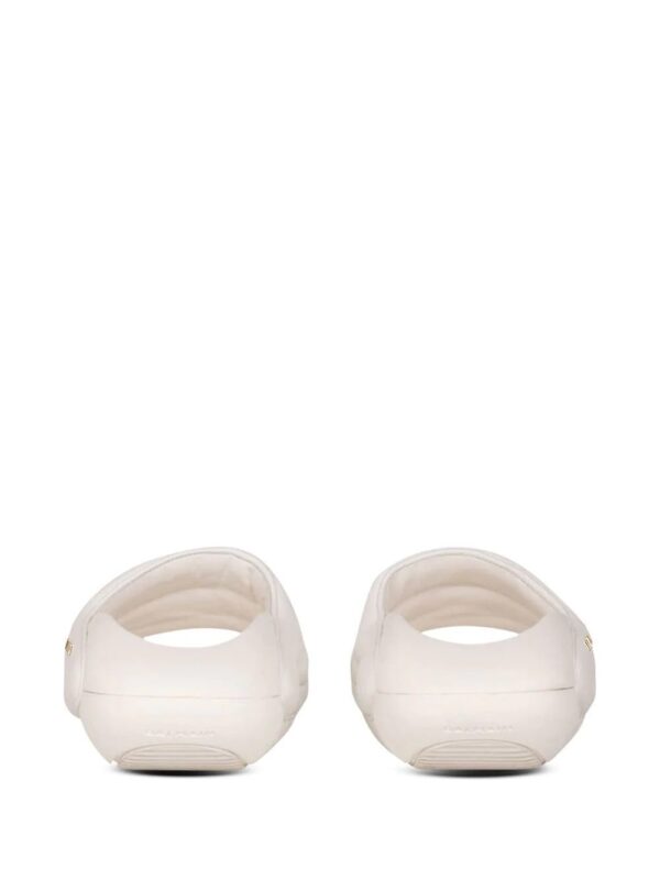 Balmain  B-IT quilted platform slides - Image 3