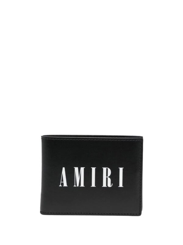 AMIRI  logo-print leather wallet