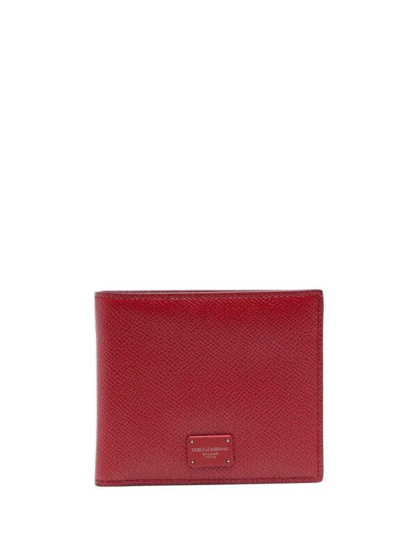 Dolce & Gabbana  logo-plaque leather wallet